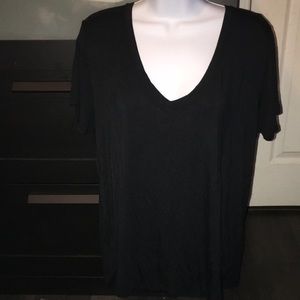 Abercrombie soft drape vneck tshirt